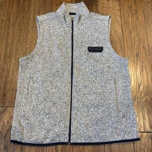 Brooks Brothers Red Fleece Grey Heather Vest Sz Medium